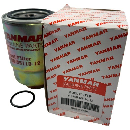 Genuine Yanmar 119798-55110-12 fuel filter