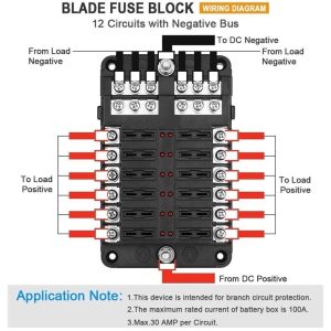 Generic GEN-MARINE-FUSEBLOCK fuse block